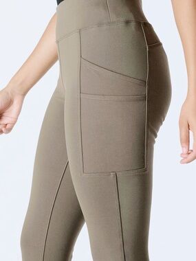 Carhartt Force Fitted Pocket Leggings | Olive Green | Size Medium | EUC